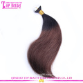 2015 hot sale high quality virgin brazilian remy human hair tape extensions